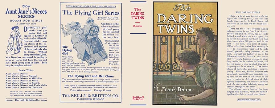 Item #57372 Daring Twins, The. L. Frank Baum