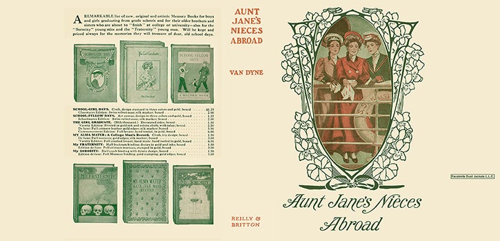Item #57389 Aunt Jane's Nieces Abroad. Edith Van Dyne, L. Frank Baum