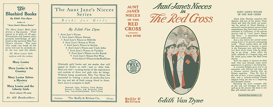 Item #57400 Aunt Jane's Nieces in the Red Cross. Edith Van Dyne, L. Frank Baum