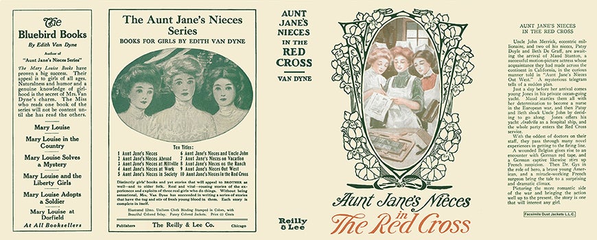 Item #57401 Aunt Jane's Nieces in the Red Cross. Edith Van Dyne, L. Frank Baum