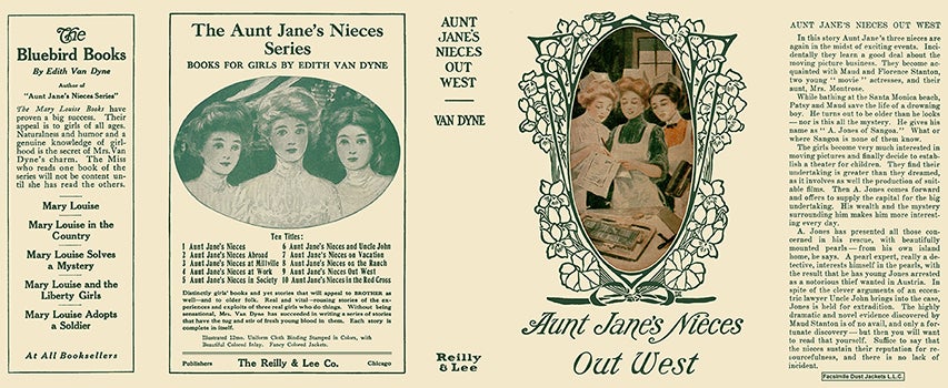 Item #57402 Aunt Jane's Nieces Out West. Edith Van Dyne, L. Frank Baum