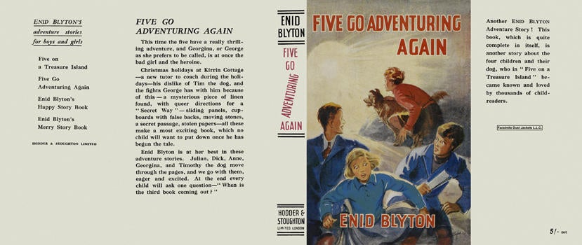 Item #5741 Five #02: Five Go Adventuring Again. Enid Blyton, Eileen Soper.