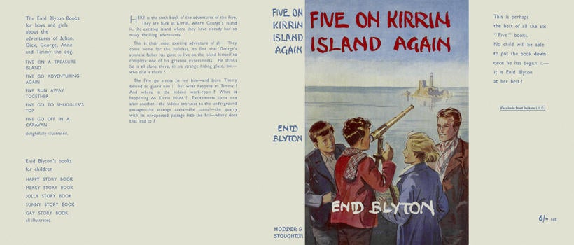 Item #5743 Five #06: Five on Kirrin Island Again. Enid Blyton, Eileen Soper