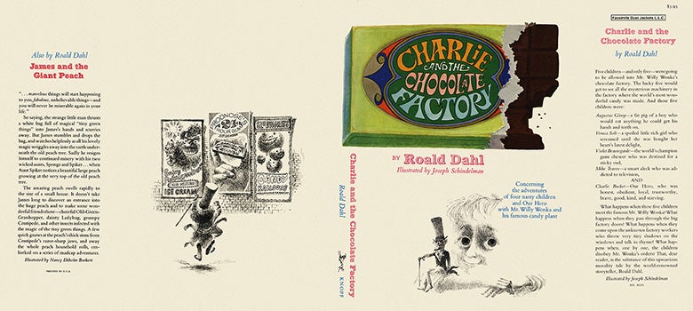 Item #5746 Charlie and the Chocolate Factory. Roald Dahl, Joseph Schindelman