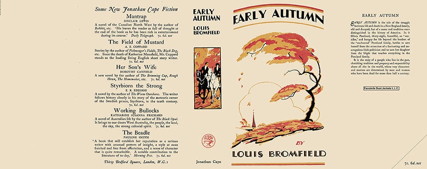 Item #57460 Early Autumn. Louis Bromfield.