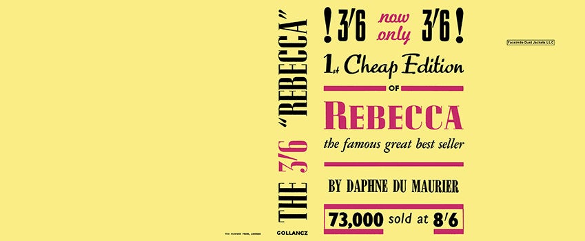 Item #57577 Rebecca. Daphne du Maurier