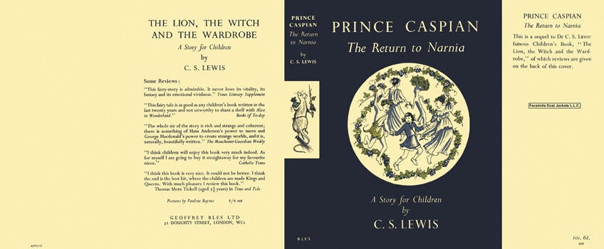 Item #5758 Prince Caspian, The Return to Narnia. C. S. Lewis.