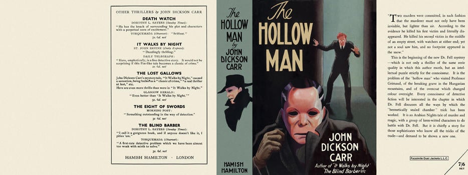 Item #576 Hollow Man, The. John Dickson Carr