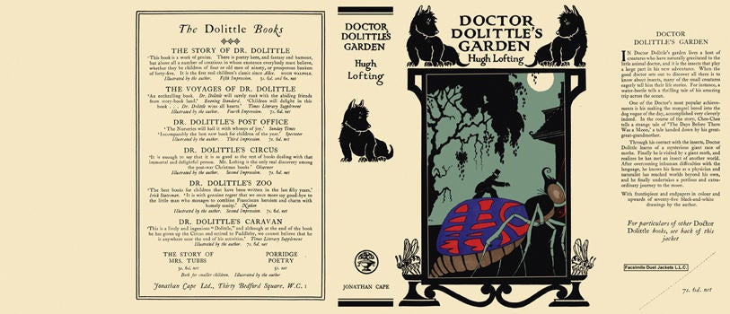 Item #5763 Doctor Dolittle's Garden. Hugh Lofting