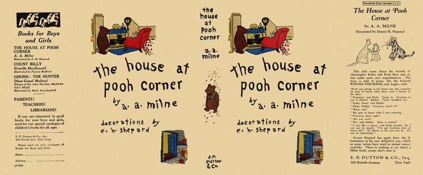 Item #5765 House at Pooh Corner, The. A. A. Milne, E. H. Shepard