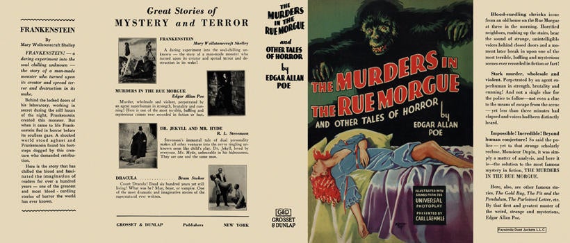Item #5812 Murders in the Rue Morgue, The. Edgar Allan Poe
