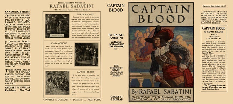 Item #5817 Captain Blood. Rafael Sabatini