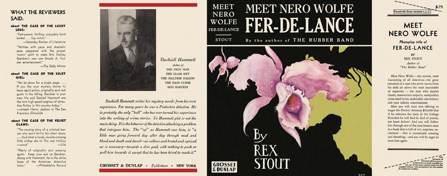 Item #5826 Meet Nero Wolfe (Fer De Lance). Rex Stout