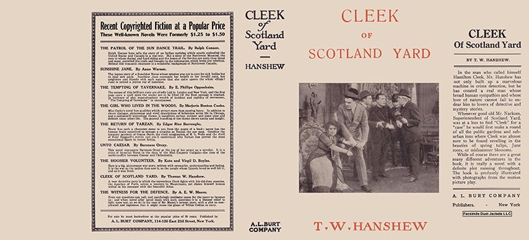 Item #58318 Cleek of Scotland Yard. Thomas W. Hanshew