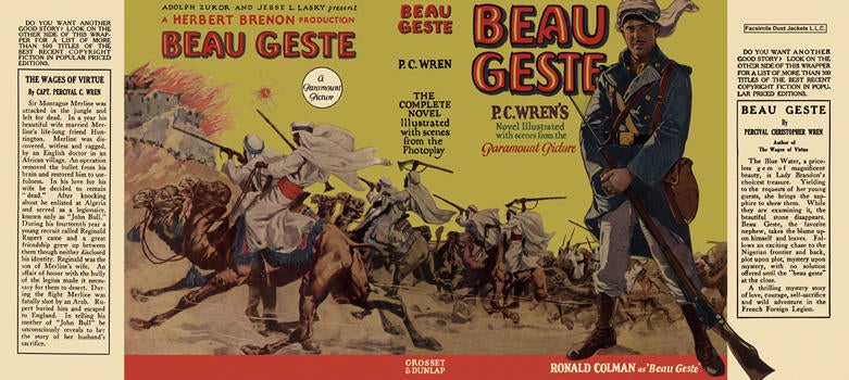 Item #5835 Beau Geste. P. C. Wren
