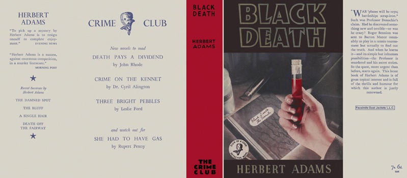 Item #5840 Black Death. Herbert Adams