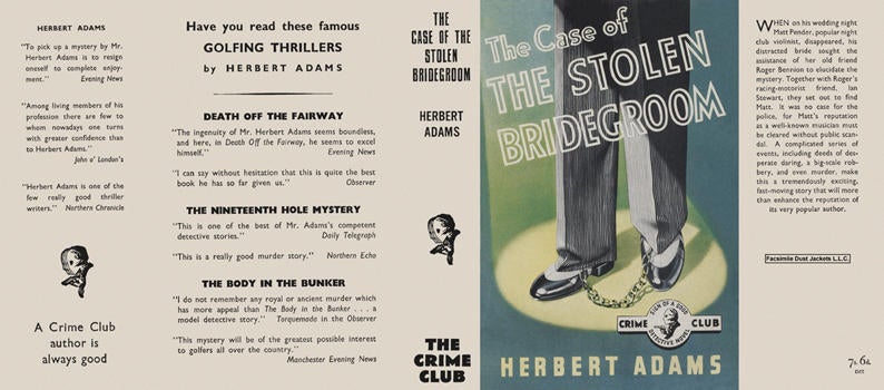 Item #5845 Case of the Stolen Bridegroom, The. Herbert Adams