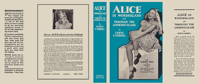 Item #58483 Alice in Wonderland and Through the Looking-Glass. Lewis Carroll