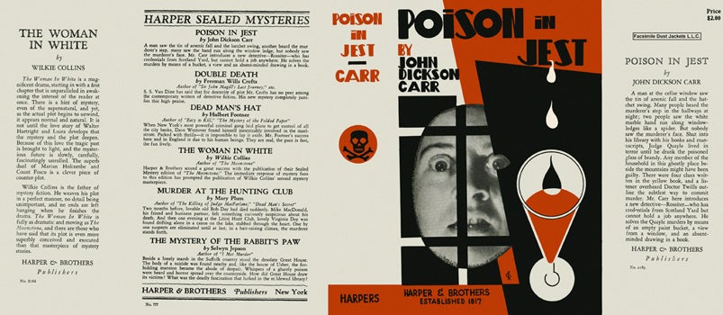 Item #585 Poison in Jest. John Dickson Carr