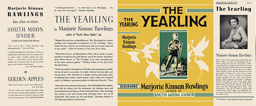 Item #58527 Yearling, The. Marjorie Kinnan Rawlings