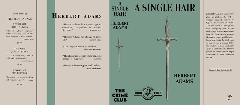 Item #5855 Single Hair, A. Herbert Adams.