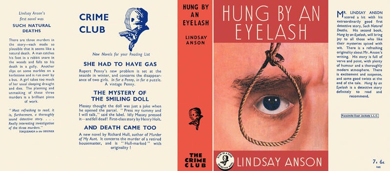 Item #5866 Hung by an Eyelash. Lindsay Anson