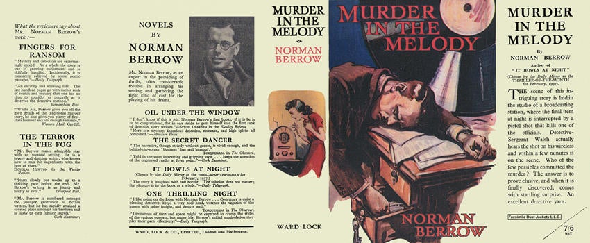 Item #5884 Murder in the Melody. Norman Berrow
