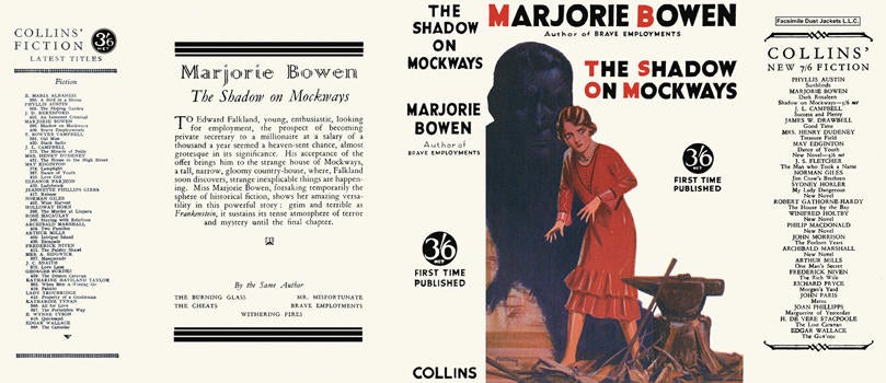 Item #5895 Shadow on Mockways, The. Marjorie Bowen.