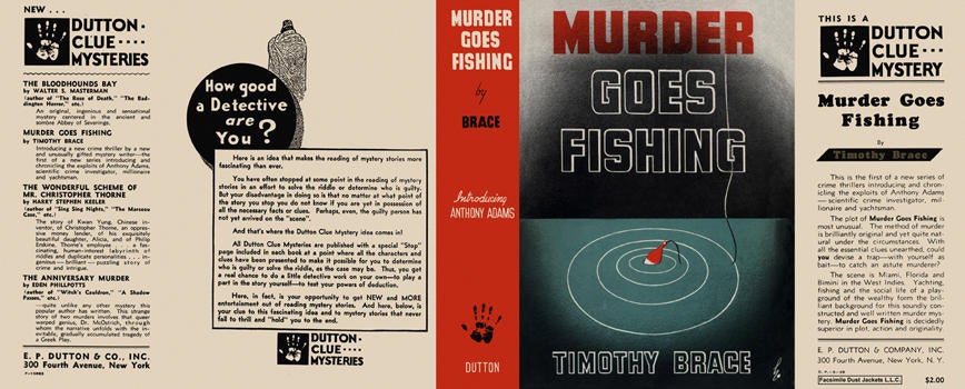 Item #5896 Murder Goes Fishing. Timothy Brace