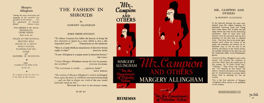 Item #59 Mr. Campion and Others. Margery Allingham