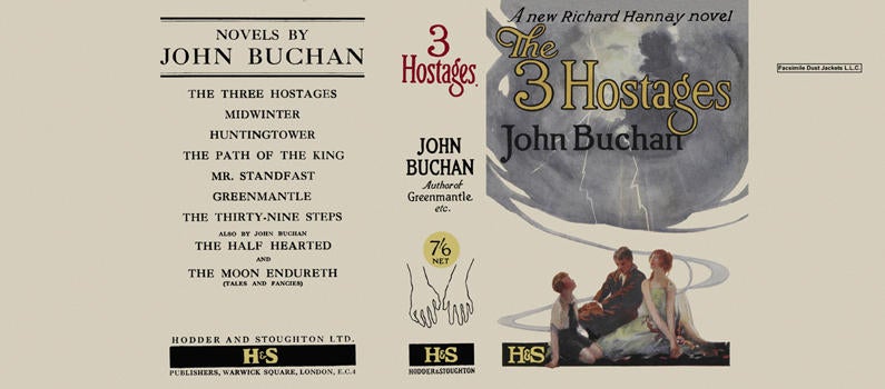 Item #5907 3 Hostages, The. John Buchan