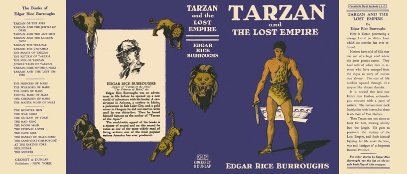 Item #5914 Tarzan and the Lost Empire. Edgar Rice Burroughs.