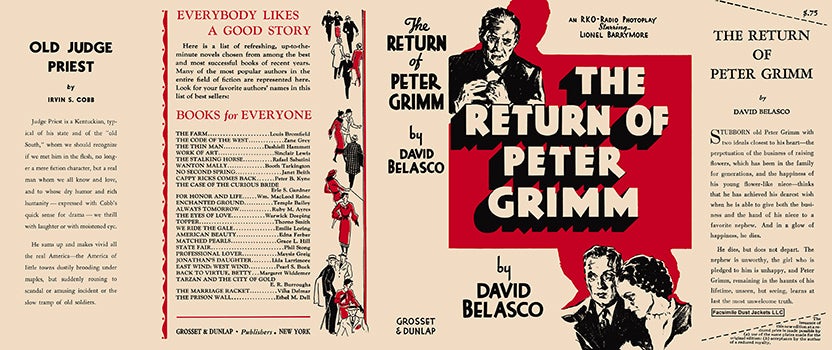 Item #59165 Return of Peter Grimm, The. David Belasco