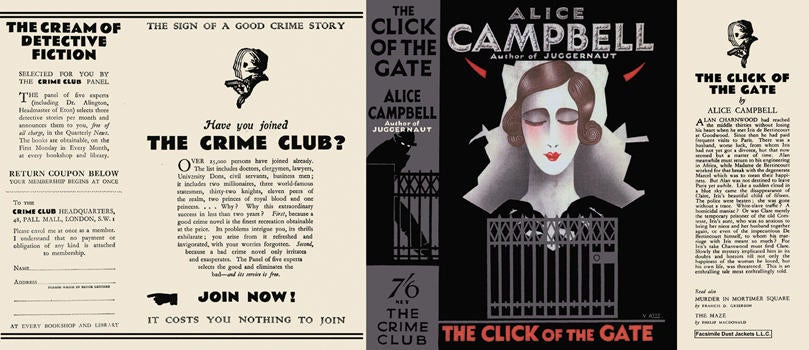 Item #5923 Click of the Gate, The. Alice Campbell.