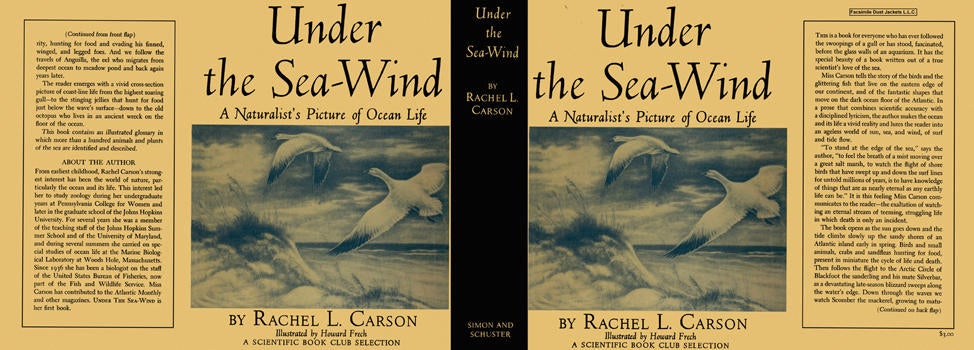 Item #5931 Under the Sea-Wind. Rachel L. Carson