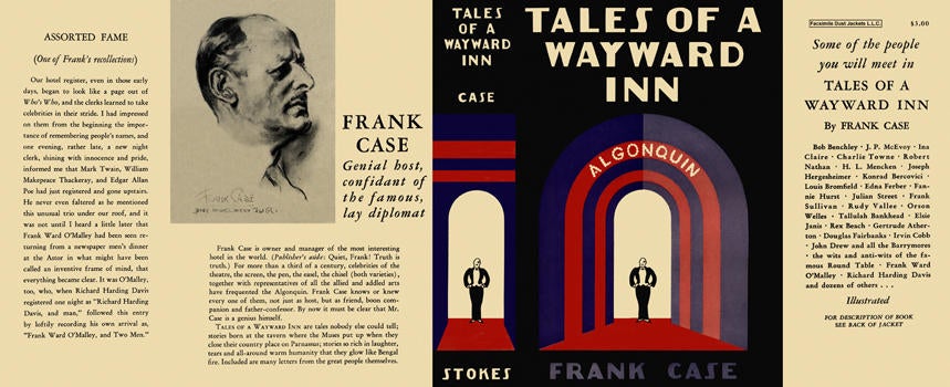 Item #5932 Tales of a Wayward Inn. Frank Case.