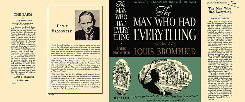 Item #59374 Man Who Had Everything, The. Louis Bromfield