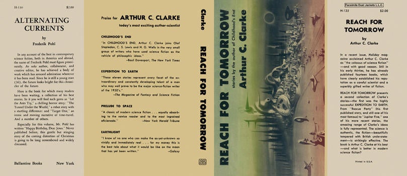Item #5950 Reach for Tomorrow. Arthur C. Clarke