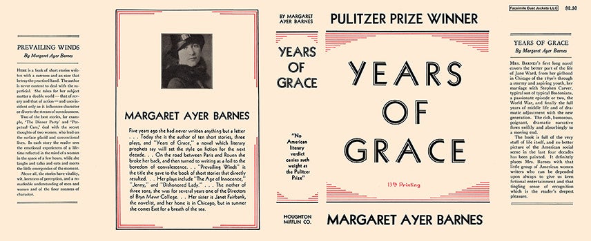 Item #59679 Years of Grace. Margaret Ayer Barnes