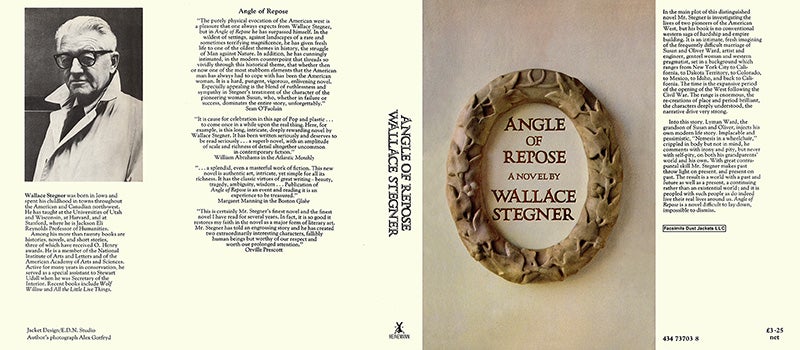 Item #59692 Angle of Repose. Wallace Stegner.
