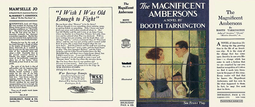 Item #59735 Magnificent Ambersons, The. Booth Tarkington.