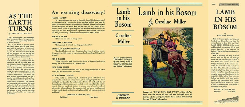 Item #59763 Lamb in His Bosom. Caroline Miller