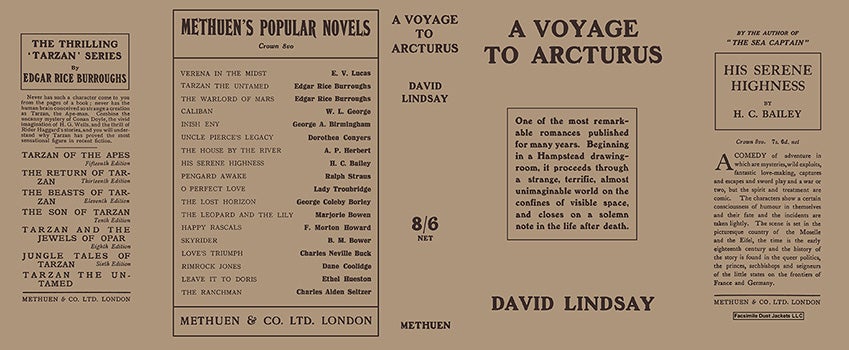 Item #59769 Voyage to Arcturus, A. David Lindsay