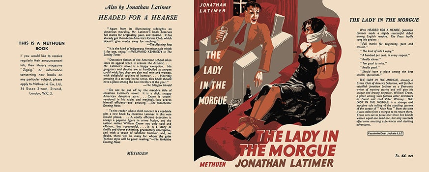 Item #59771 Lady in the Morgue, The. Jonathan Latimer.