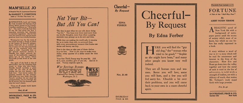 Item #5985 Cheerful - by Request. Edna Ferber.