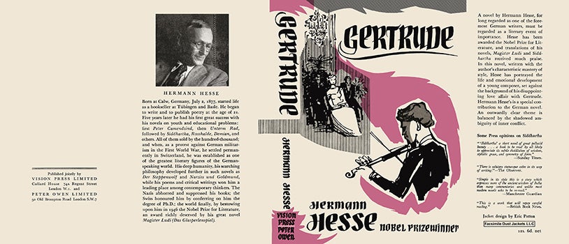 Item #59873 Gertrude. Hermann Hesse