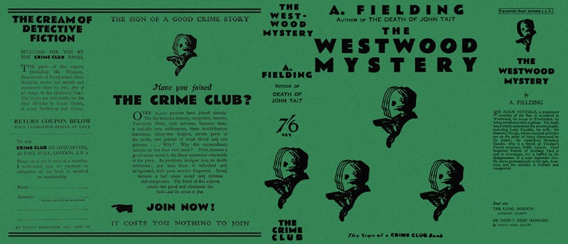 Item #5989 Westwood Mystery, The. A. Fielding.