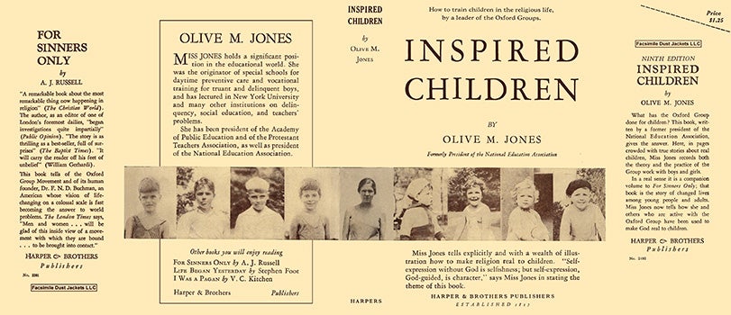 Item #59914 Inspired Children. Olive M. Jones