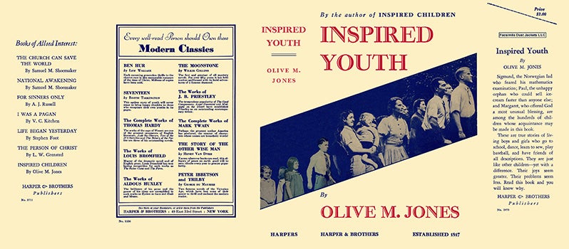 Item #59915 Inspired Youth. Olive M. Jones