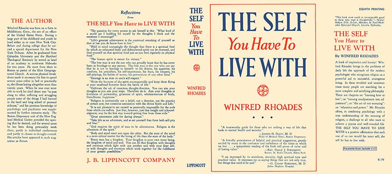 Item #59922 Self You Have to Live With, The. Winfred Rhoades